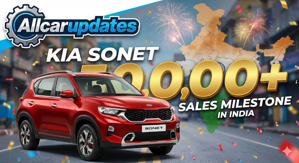 Kia Sonet Surpasses 500,000 Unit Sales Milestone in India